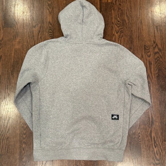 Nike SB Hoodie Gray Women’s Size Medium Streetwear Pullover - Picture 7 of 10